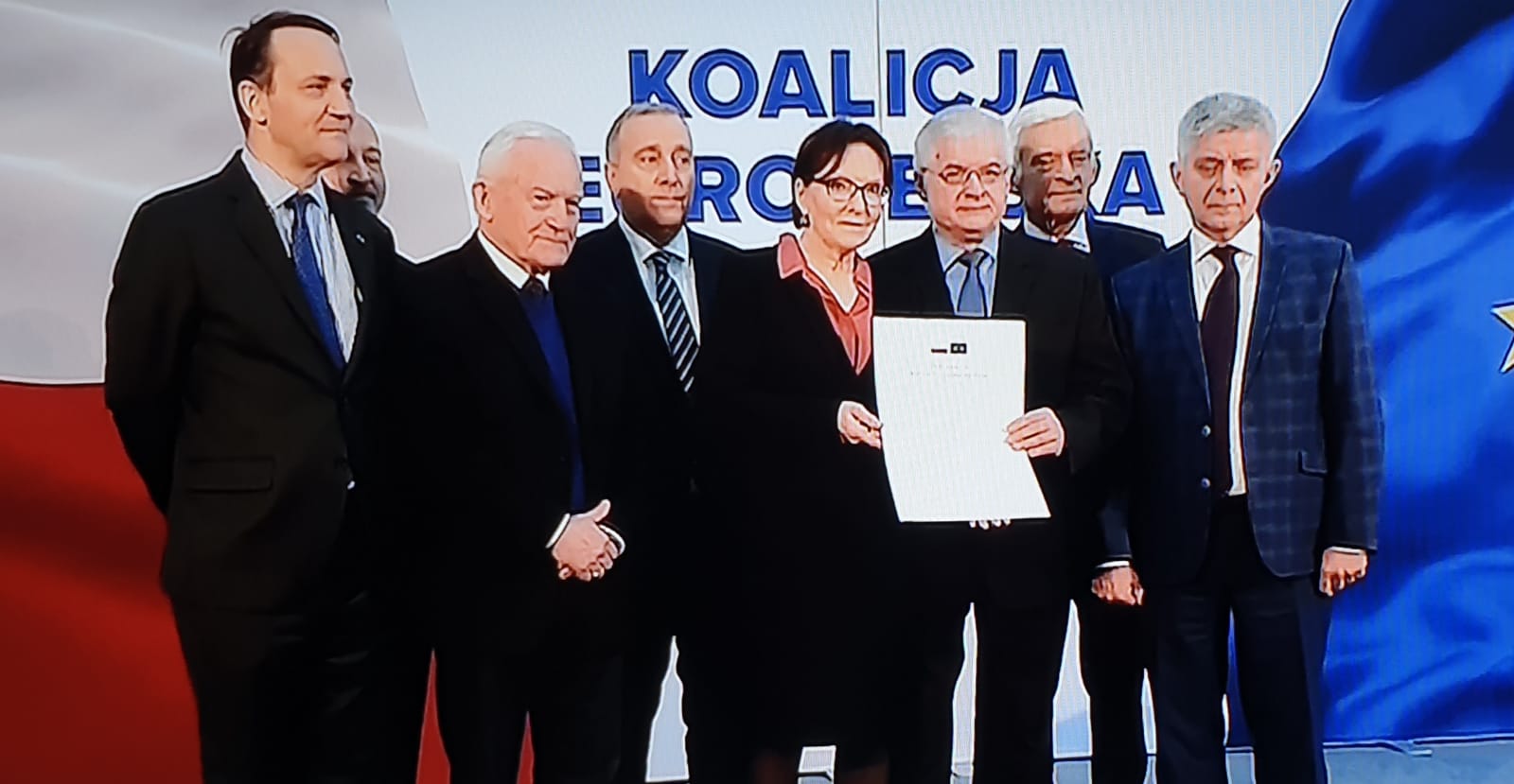 Wspólna konferencja premierów i ministrów spraw zagranicznych nawołująca do szerokiego porozumienia na wybory europejskie